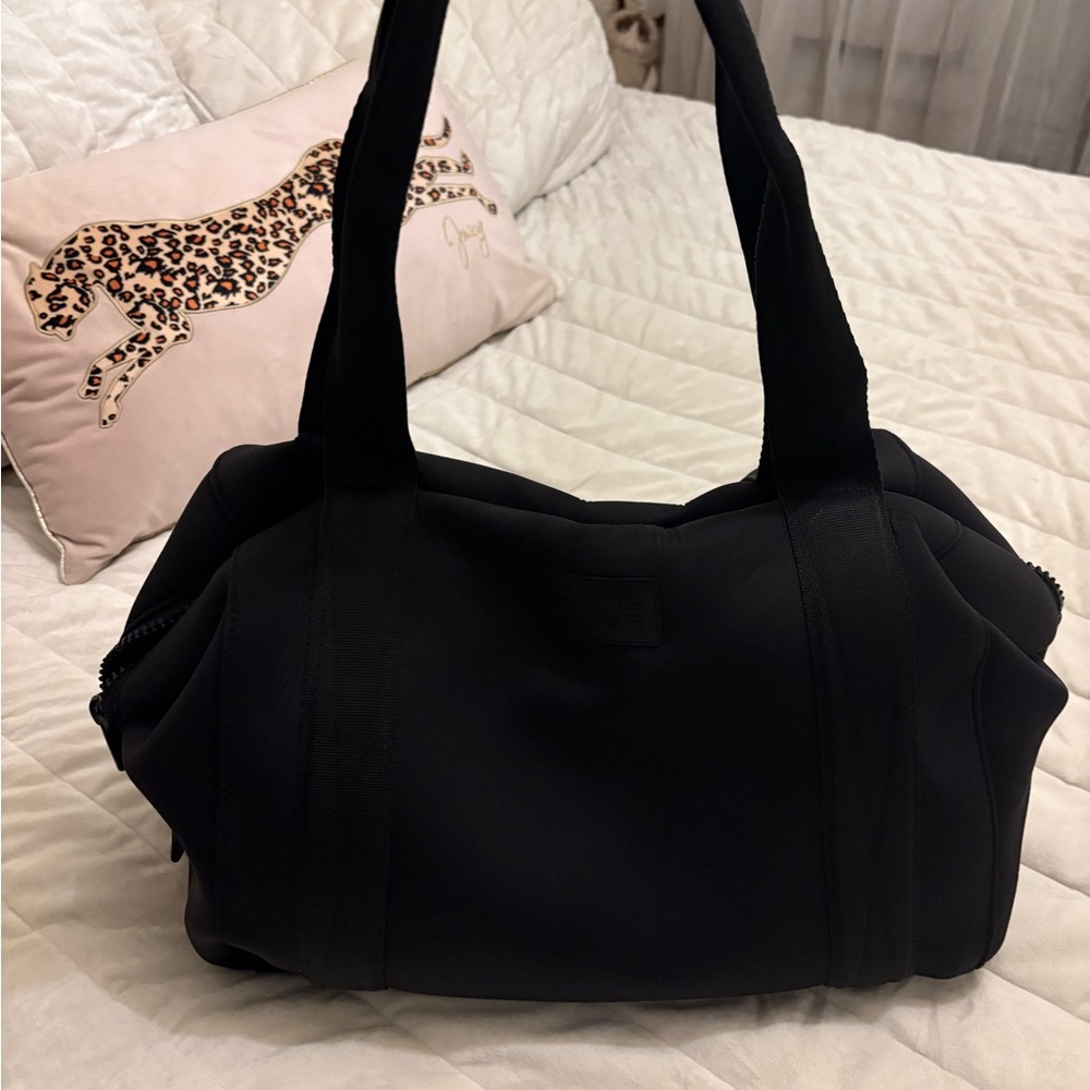 Dagne + Dover Large Black Landon Carryall Duffle